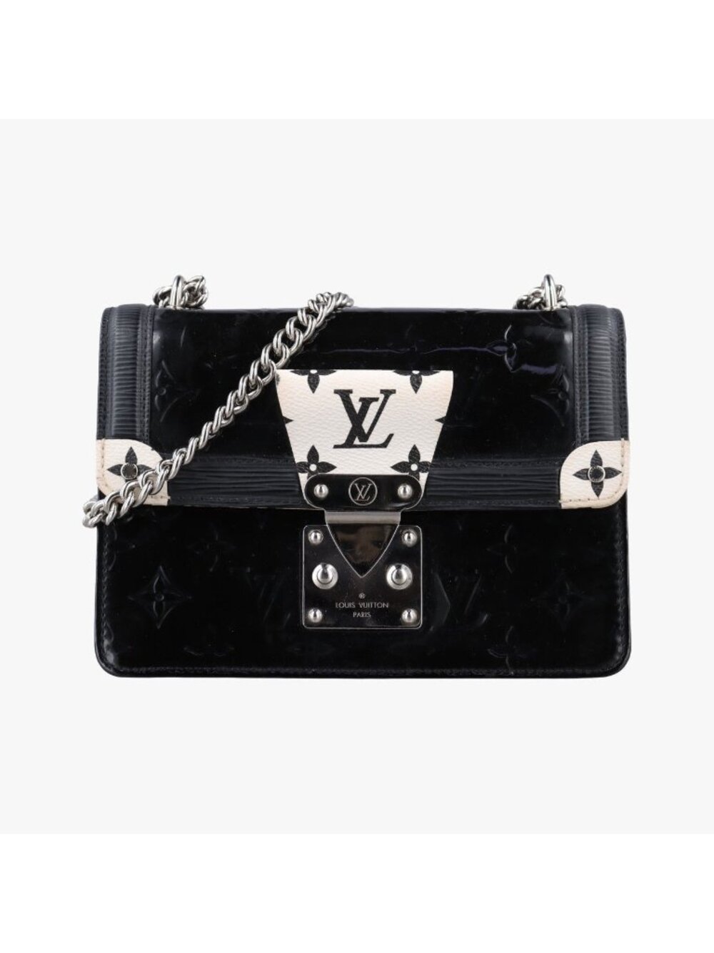 Louis Vuitton Winewood PM Noir White Monogram Canvas Vernis Epi